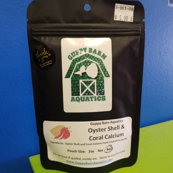Guppy Barn Aquatics - Oyster Shell and Coral Calcium