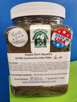 Guppy Barn Aquatics - ULTRA Community Color Fish Flake Food